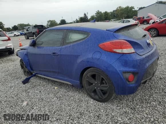 2014 Hyundai Veloster Turbo R-Spec с VIN KMHTC6AE7EU202380, выставлен на аукционе Copart как лот 70484125 с пробегом Не указан миль и Списание • Salvage title. История ставок и продаж доступна на DreamBid. Изображение 2.