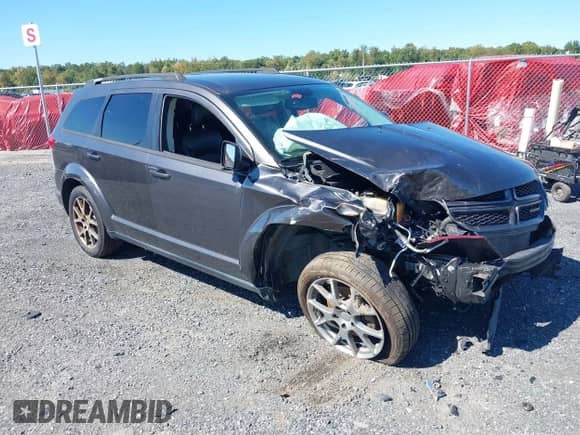 2017 Dodge Journey GT with VIN 3C4PDDEG9HT570612, listed as a IAAI auction lot 43146233 with 205,733 mi miles and . Bid and sale history available at DreamBid. Image 1.