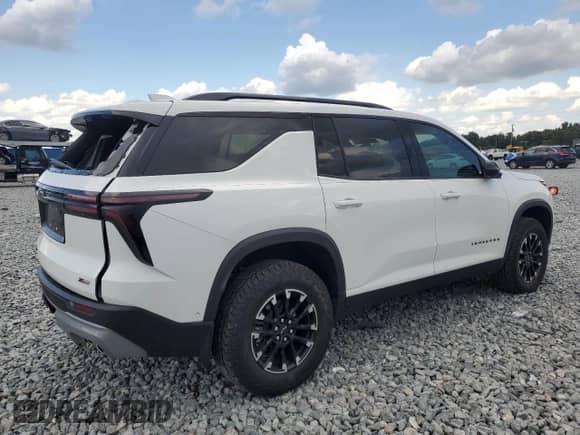 2024 Chevrolet Traverse AWD Z71 с VIN 1GNEVJKS1RJ142786, выставлен на аукционе Copart как лот 69823545 с пробегом 22 940 миль миль и Списание • Salvage title. История ставок и продаж доступна на DreamBid. Изображение 3.
