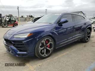 2021 Lamborghini Urus with VIN ZPBUA1ZL0MLA13913, listed as a Copart auction lot 53748385 with 31,001 mi miles and Salvage title. Bid and sale history available at DreamBid. Image 1.