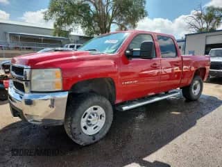 2009 Chevrolet Silverado 2500HD LTZ with VIN 1GCHK636X9F182378, listed as a Copart auction lot 70155205 with 203,996 mi miles and Salvage title. Bid and sale history available at DreamBid. Image 1.