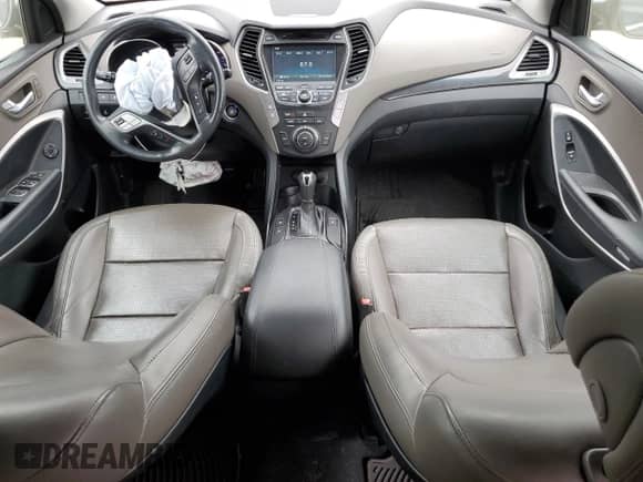 2016 Hyundai Santa Fe with VIN 5XYZWDLA3GG313033, listed as a Copart auction lot 81083655 with 114,235 mi miles and Salvage title. Bid and sale history available at DreamBid. Image 8.