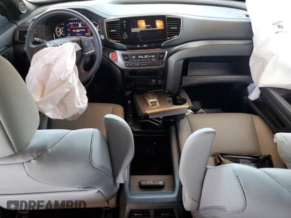 2022 Honda Passport EX-L with VIN 5FNYF8H56NB031956, listed as a Copart auction lot 62605375 with 15,370 mi miles and Salvage title. Bid and sale history available at DreamBid. Image 8.