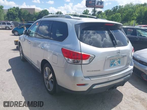 2014 Nissan Pathfinder S z VIN 5N1AR2MM2EC608509, wystawiony jako IAAI lot #42583796 z przebiegiem 85 955 mil mil oraz . Historia ofert i sprzedaży dostępna na DreamBid. Obrazek 3.