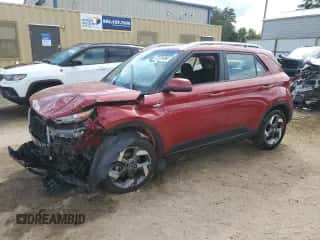 2025 Hyundai Venue SEL with VIN KMHRC8A3XSU370188, listed as a Copart auction lot 84652875 with 24,727 mi miles and Non repairable. Bid and sale history available at DreamBid. Image 1.