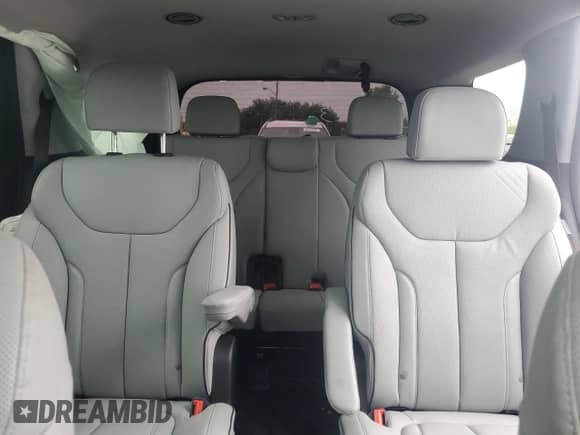 2025 Hyundai Palisade SEL Premium with VIN KM8R4DGE1SU816713, listed as a Copart auction lot 64663645 with 9,116 mi miles and Salvage title. Bid and sale history available at DreamBid. Image 10.