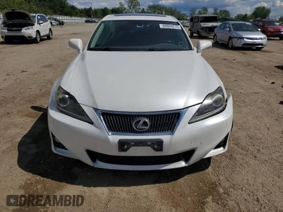 2012 Lexus IS 250 z VIN JTHCF5C22C5060017, wystawiony jako Copart lot #69809215 z przebiegiem 150 225 mil mil oraz Szkoda całkowita • Salvage title. Historia ofert i sprzedaży dostępna na DreamBid. Obrazek 5.