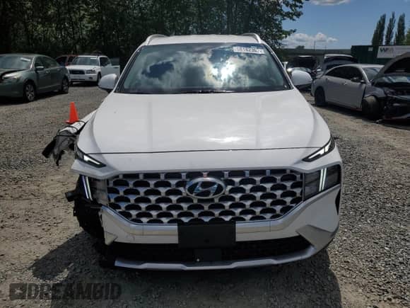 2022 Hyundai Santa Fe Blue с VIN KM8S2DA18NU054840, выставлен на аукционе Copart как лот 58182305 с пробегом 27 773 миль миль и Списание • Salvage title. История ставок и продаж доступна на DreamBid. Изображение 5.