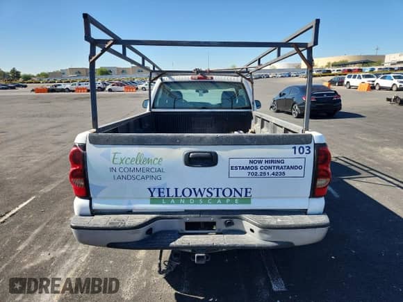 2007 Chevrolet Silverado 1500 Work Truck with VIN 1GCEC14X57Z171715, listed as a Copart auction lot 65224925 with 207,935 mi miles and Clean title. Bid and sale history available at DreamBid. Image 6.