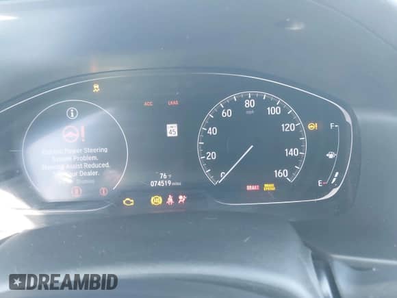 2019 Honda Accord EX-L z VIN 1HGCV1F56KA002681, wystawiony jako IAAI lot #43129042 z przebiegiem 74 519 mil mil oraz . Historia ofert i sprzedaży dostępna na DreamBid. Obrazek 7.