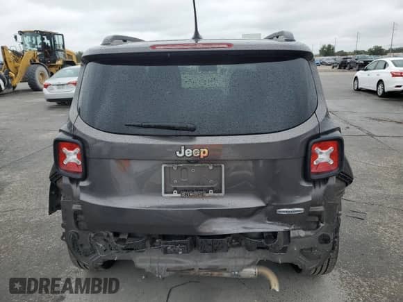 2017 Jeep Renegade Latitude z VIN ZACCJABB8HPF10438, wystawiony jako Copart lot #76149703 z przebiegiem 53 754 mil mil oraz Szkoda całkowita • Salvage title. Historia ofert i sprzedaży dostępna na DreamBid. Obrazek 6.