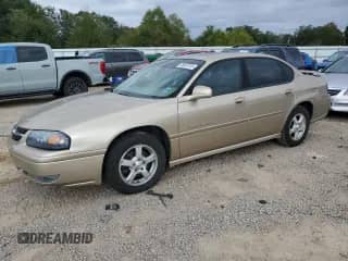 2004 Chevrolet Impala LS with VIN 2G1WH52K649383185, listed as a Copart auction lot 90347075 with 48,225 mi miles and Clean title. Bid and sale history available at DreamBid. Image 1.