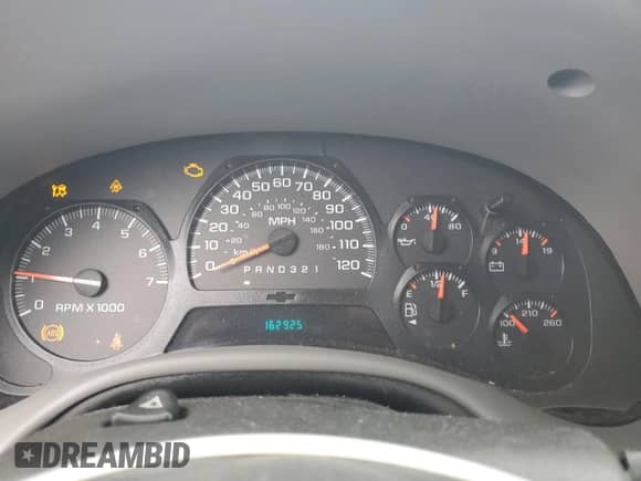 2006 Chevrolet TrailBlazer LT с VIN 1GNDT13S762114416, выставлен на аукционе Copart как лот 71563795 с пробегом 162 925 миль миль и Списание • Salvage title. История ставок и продаж доступна на DreamBid. Изображение 9.