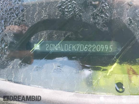 2013 Chevrolet Equinox LT с VIN 2GNALDEK7D6220995, выставлен на аукционе IAAI как лот 43176001 с пробегом 153 255 миль миль и . История ставок и продаж доступна на DreamBid. Изображение 9.