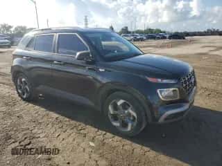 2022 Hyundai Venue SEL with VIN KMHRC8A37NU141844, listed as a Copart auction lot 69526774 with 24,545 mi miles and Non repairable. Bid and sale history available at DreamBid. Image 4.