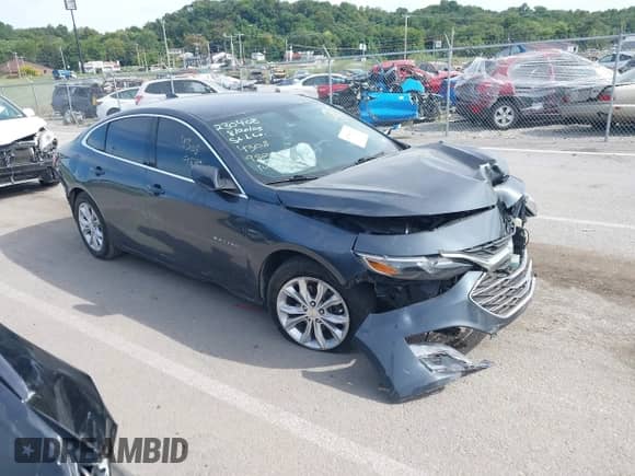 2020 Chevrolet Malibu LT with VIN 1G1ZD5ST0LF093824, listed as a IAAI auction lot 43089820 with 89,612 mi miles and . Bid and sale history available at DreamBid. Image 1.
