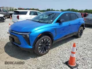 2024 Chevrolet Blazer EV RWD RS z VIN 3GNKDHRK9RS242458, wystawiony jako Copart lot #59520265 z przebiegiem 4 118 mil mil oraz Szkoda całkowita • Salvage title. Historia ofert i sprzedaży dostępna na DreamBid. Obrazek 1.