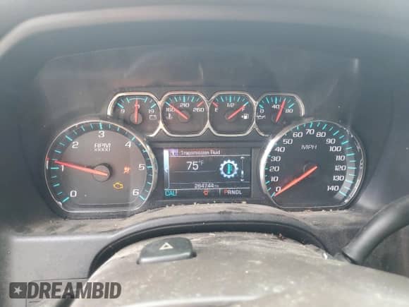 2018 GMC Sierra 1500 SLE z VIN 1GTV2MEC9JZ202522, wystawiony jako Copart lot #81724875 z przebiegiem 264 744 mil mil oraz Szkoda całkowita • Salvage title. Historia ofert i sprzedaży dostępna na DreamBid. Obrazek 9.