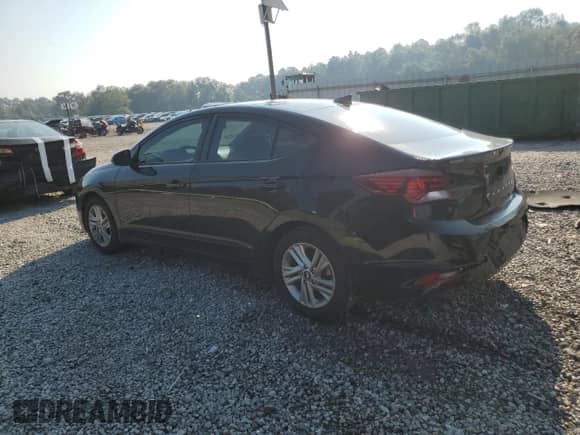 2020 Hyundai Elantra Value Edition with VIN KMHD84LF8LU081128, listed as a Copart auction lot 80879645 with 34,011 mi miles and Salvage title. Bid and sale history available at DreamBid. Image 2.