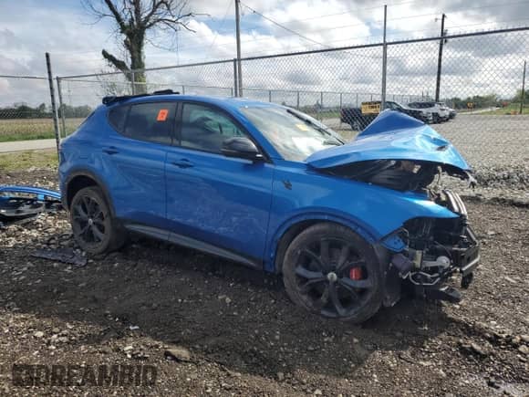 2024 Dodge Hornet R/T with VIN ZACPDFCWXR3A35214, listed as a Copart auction lot 55447025 with Not provided miles and Salvage title. Bid and sale history available at DreamBid. Image 4.