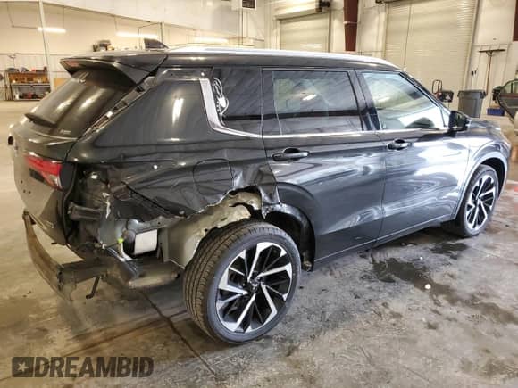 2022 Mitsubishi Outlander SEL with VIN JA4J4VA81NZ078598, listed as a Copart auction lot 71711045 with 53,739 mi miles and Salvage title. Bid and sale history available at DreamBid. Image 3.