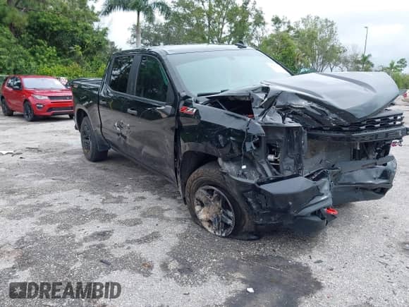 2020 Chevrolet Silverado 1500 Custom Trail Boss with VIN 3GCPYCEF3LG212283, listed as a IAAI auction lot 43425337 with Not provided miles and . Bid and sale history available at DreamBid. Image 1.