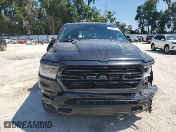 2021 Ram 1500 Laramie z VIN 1C6RREJT9MN574938, wystawiony jako Copart lot #66356535 z przebiegiem 57 486 mil mil oraz Nie do naprawy • Non repairable. Historia ofert i sprzedaży dostępna na DreamBid. Obrazek 5.