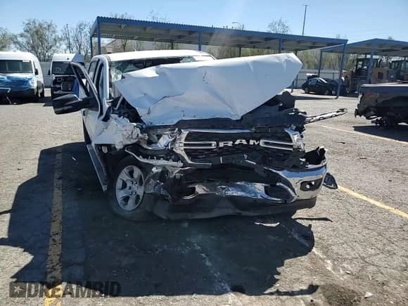 2023 Ram 1500 Big Horn with VIN 1C6RREFGXPN693372, listed as a Copart auction lot 71916195 with 30,756 mi miles and Salvage title. Bid and sale history available at DreamBid. Image 13.