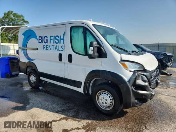 2024 Ram ProMaster Cargo с VIN 3C6LRVNG2RE109996, выставлен на аукционе Copart как лот 63231275 с пробегом Не указан миль и Списание • Salvage title. История ставок и продаж доступна на DreamBid. Изображение 4.