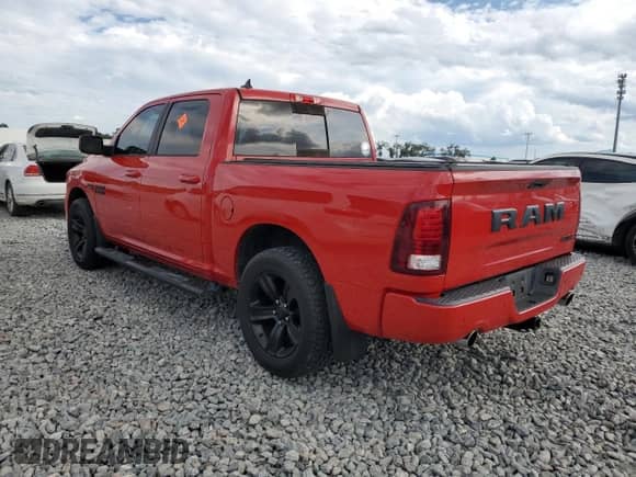 2018 Ram 1500 Sport z VIN 1C6RR7MT2JS240853, wystawiony jako Copart lot #81273585 z przebiegiem 93 108 mil mil oraz Szkoda całkowita • Salvage title. Historia ofert i sprzedaży dostępna na DreamBid. Obrazek 2.