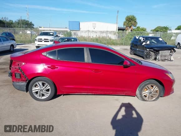2020 Hyundai Elantra SEL with VIN KMHD84LF5LU936836, listed as a IAAI auction lot 43104010 with 106,699 mi miles and . Bid and sale history available at DreamBid. Image 13.