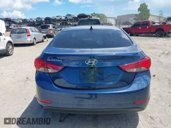 2015 Hyundai Elantra SE with VIN 5NPDH4AEXFH633516, listed as a IAAI auction lot 43054705 with 104,836 mi miles and . Bid and sale history available at DreamBid. Image 16.