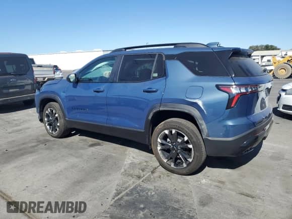 2025 Chevrolet Equinox FWD RS с VIN 3GNAXLEGXSL314128, выставлен на аукционе Copart как лот 69468985 с пробегом 6 096 миль миль и Списание • Salvage title. История ставок и продаж доступна на DreamBid. Изображение 2.