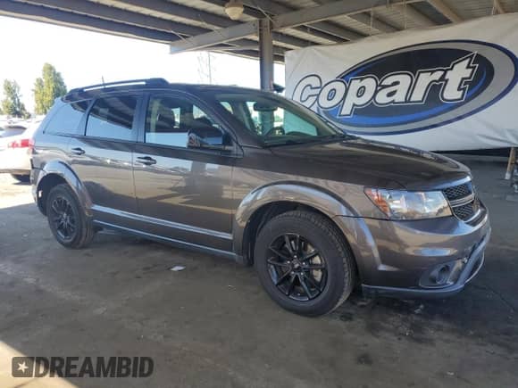 2019 Dodge Journey SE with VIN 3C4PDCBB8KT873679, listed as a Copart auction lot 81770055 with 80,129 mi miles and Salvage title. Bid and sale history available at DreamBid. Image 4.
