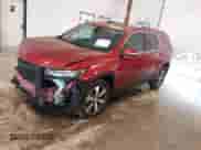 2023 Chevrolet Traverse LT z VIN 1GNEVHKW9PJ328312, wystawiony jako IAAI lot #43022557 z przebiegiem 21 740 mil mil oraz . Historia ofert i sprzedaży dostępna na DreamBid. Obrazek 2.