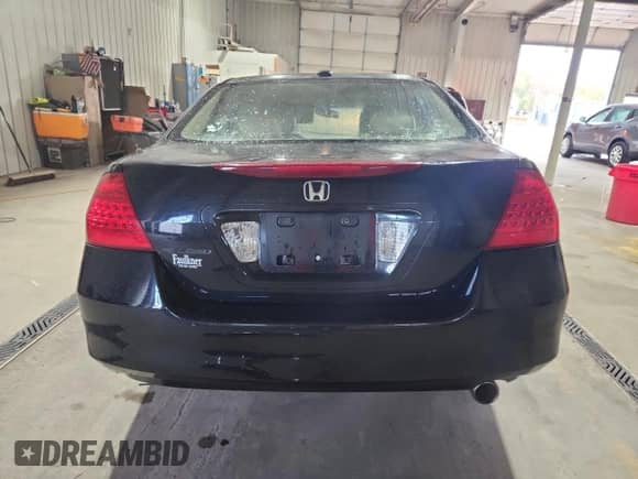 2007 Honda Accord EX-L with VIN 1HGCM56867A032176, listed as a Copart auction lot 87070605 with 205,902 mi miles and Salvage title. Bid and sale history available at DreamBid. Image 6.