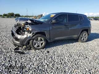 2023 Jeep Compass Sport with VIN 3C4NJDAN4PT529856, listed as a Copart auction lot 67033815 with 49,812 mi miles and Non repairable. Bid and sale history available at DreamBid. Image 1.