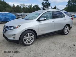 2021 Chevrolet Equinox Premier with VIN 3GNAXNEV4MS167971, listed as a Copart auction lot 84884965 with 17,772 mi miles and Salvage title. Bid and sale history available at DreamBid. Image 1.