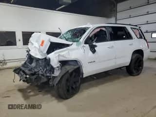 2018 Chevrolet Tahoe LT с VIN 1GNSKBKC5JR154231, выставлен на аукционе Copart как лот 71557105 с пробегом Не указан миль и Списание • Salvage title. История ставок и продаж доступна на DreamBid. Изображение 1.