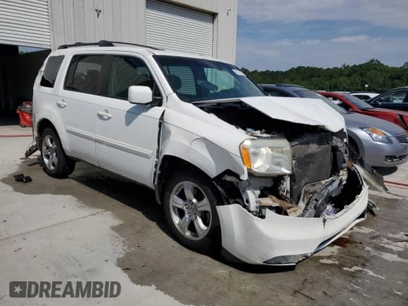 2015 Honda Pilot EX-L with VIN 5FNYF3H75FB001210, listed as a Copart auction lot 56127195 with 101,884 mi miles and Salvage title. Bid and sale history available at DreamBid. Image 4.