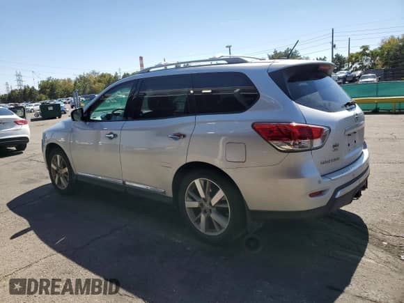 2014 Nissan Pathfinder SL with VIN 5N1AR2MM5EC643335, listed as a Copart auction lot 80341695 with 164,378 mi miles and Salvage title. Bid and sale history available at DreamBid. Image 2.