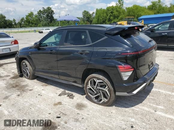 2024 Hyundai Kona N Line с VIN KM8HACA35RU104916, выставлен на аукционе Copart как лот 66387175 с пробегом 7 523 миль миль и Списание • Salvage title. История ставок и продаж доступна на DreamBid. Изображение 2.