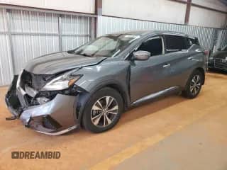2020 Nissan Murano S with VIN 5N1AZ2ASXLN155373, listed as a Copart auction lot 70094025 with 76,518 mi miles and Salvage title. Bid and sale history available at DreamBid. Image 1.