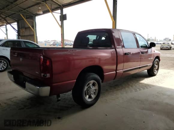 2006 Dodge 1500 SLT with VIN 3D7KR19D36G202836, listed as a Copart auction lot 56256045 with 48,649 mi miles and Salvage title. Bid and sale history available at DreamBid. Image 3.