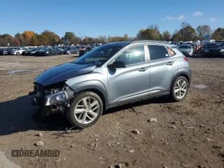 2019 Hyundai Kona Ultimate with VIN KM8K5CA58KU213551, listed as a Copart auction lot 82657415 with 59,858 mi miles and Salvage title. Bid and sale history available at DreamBid. Image 1.