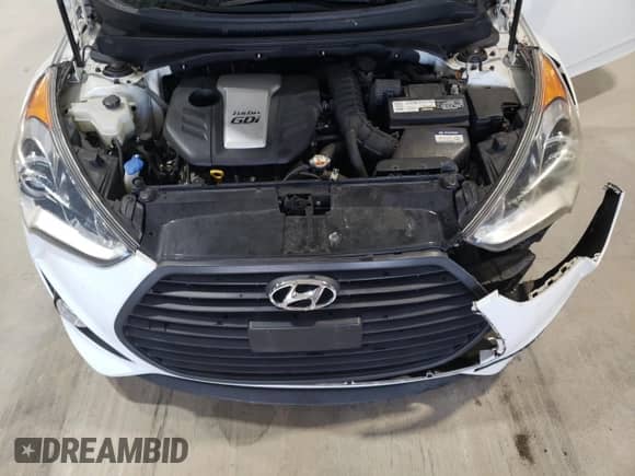 2016 Hyundai Veloster Turbo с VIN KMHTC6AE7GU283559, выставлен на аукционе Copart как лот 61600565 с пробегом Не указан миль и Списание • Salvage title. История ставок и продаж доступна на DreamBid. Изображение 12.
