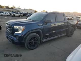 2021 GMC Sierra 1500 Elevation with VIN 3GTP8CED6MG428497, listed as a Copart auction lot 42792135 with 46,179 mi miles and Salvage title. Bid and sale history available at DreamBid. Image 1.