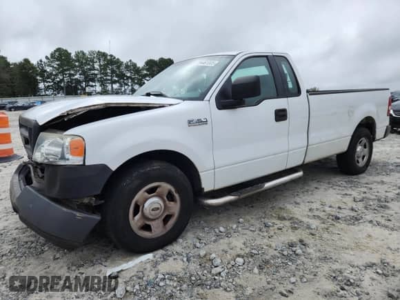 2005 Ford F-150 XL z VIN 1FTRF12W35NB38493, wystawiony jako Copart lot #84461005 z przebiegiem 142 706 mil mil oraz Szkoda całkowita • Salvage title. Historia ofert i sprzedaży dostępna na DreamBid. Obrazek 1.