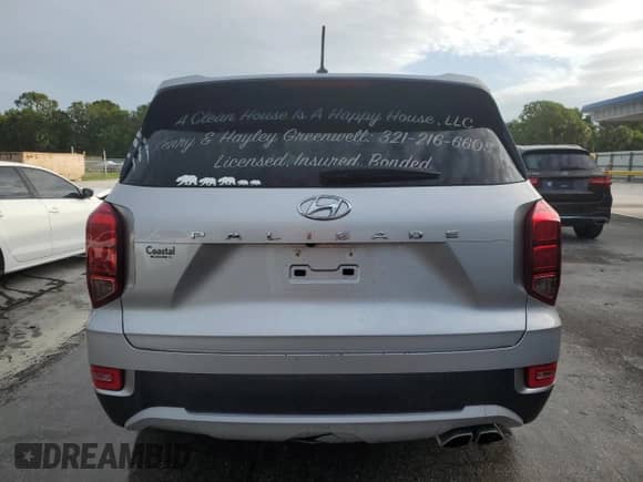 2021 Hyundai Palisade SE с VIN KM8R14HE4MU275098, выставлен на аукционе Copart как лот 62680555 с пробегом 57 395 миль миль и Списание • Salvage title. История ставок и продаж доступна на DreamBid. Изображение 6.