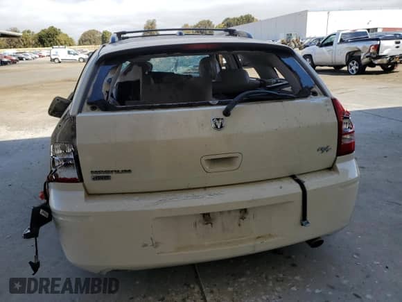 2006 Dodge Magnum R/T with VIN 2D8GZ57216H148821, listed as a Copart auction lot 66571905 with Not provided miles and Salvage title. Bid and sale history available at DreamBid. Image 6.
